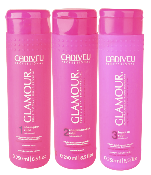 Kit Manutenção Glamour Rubi Cadiveu - 250 ml